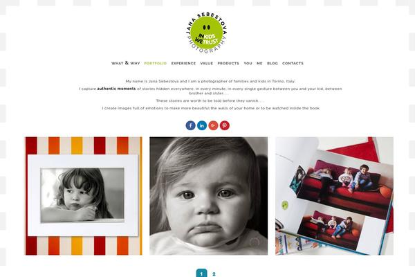 Crush theme site design template sample