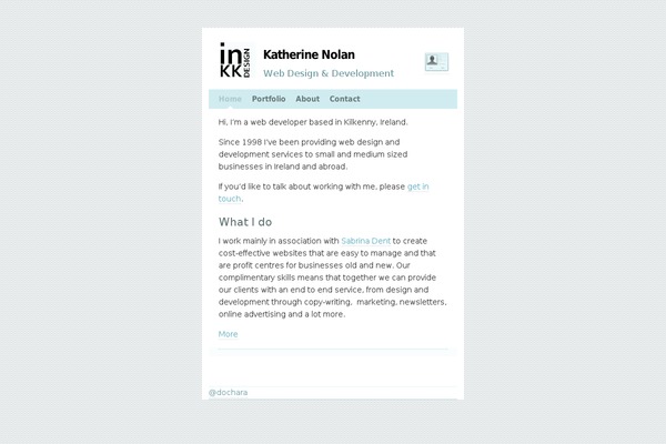 MiniCard theme site design template sample