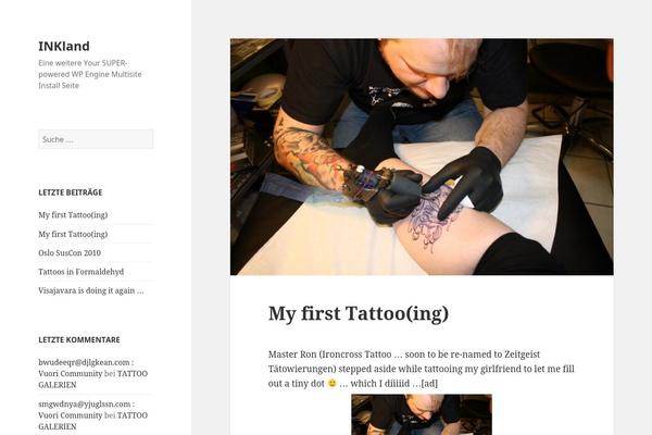 Twenty Fifteen theme site design template sample