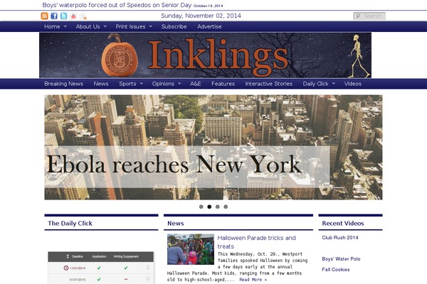 Site using Sno-student-news-source plugin