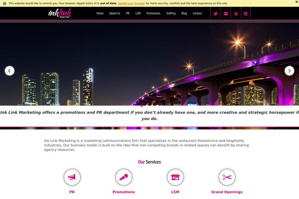 inklinkmarketing.com site used Orangecore