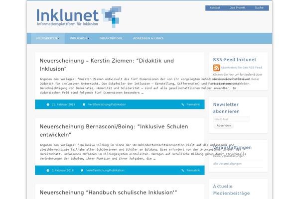 inklunet theme websites examples