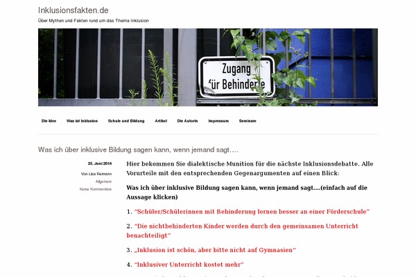 inklusionsfakten.de site used Frank Master