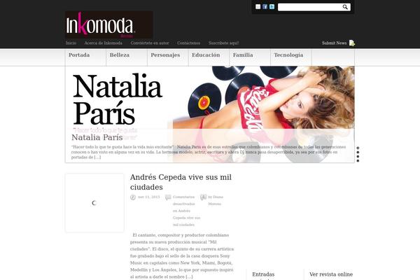 Newscast theme site design template sample