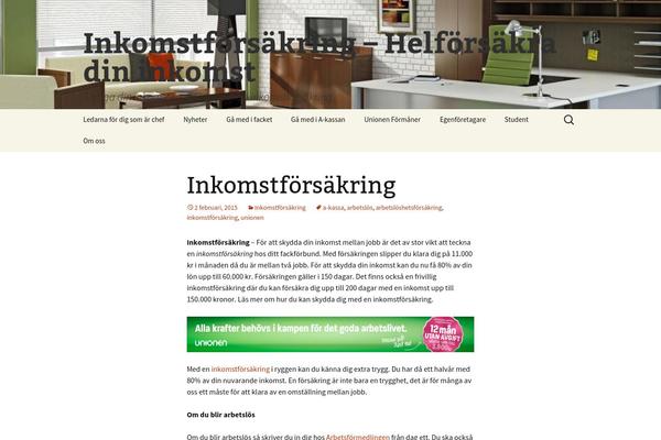 Twenty Thirteen theme site design template sample