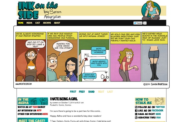 ComicPress theme site design template sample