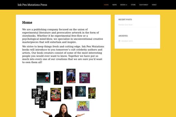 inkpenmutations.com site used Sparkling