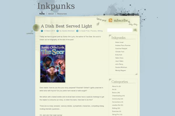 Scruffy theme site design template sample