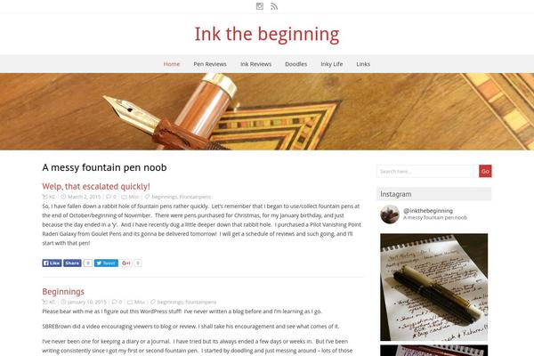inkthebeginning.com site used Foreverwood-premium
