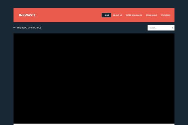 Thoughts theme site design template sample