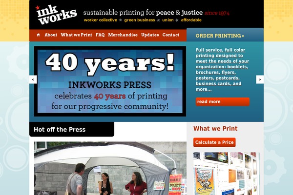 inkworks theme websites examples