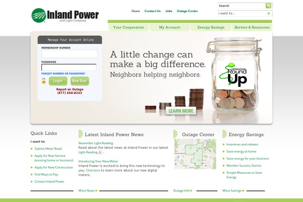 inland theme websites examples