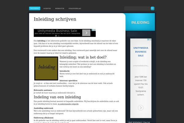 Basic theme site design template sample