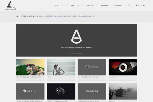 Seller theme site design template sample