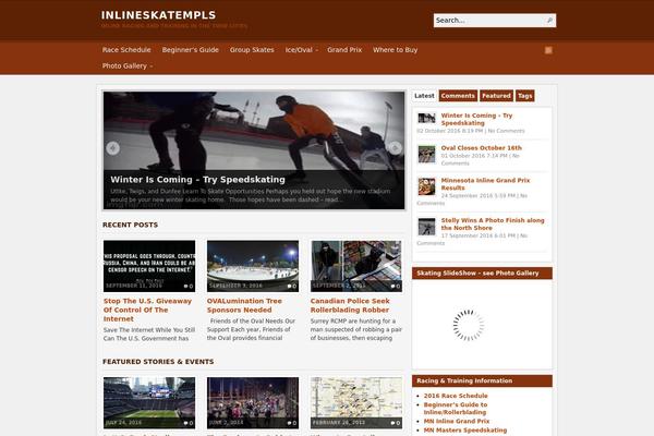 Site using Events-calendar plugin