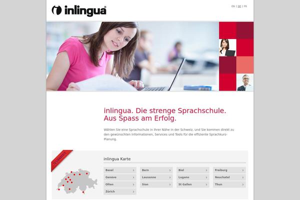inlingua.ch site used Inlingua