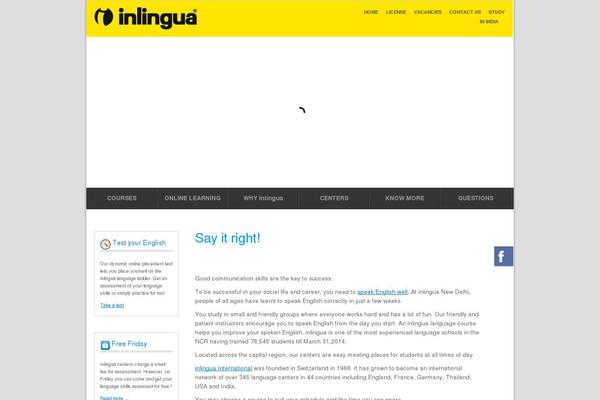corporateInlingua theme websites examples