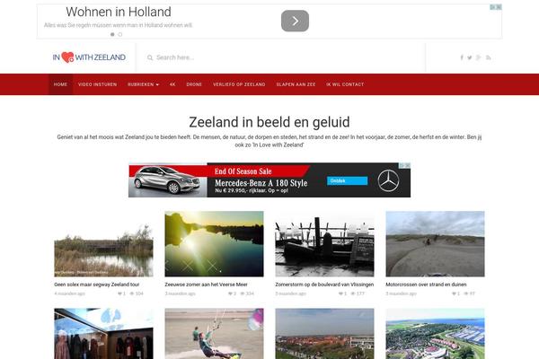 VideoTube theme site design template sample