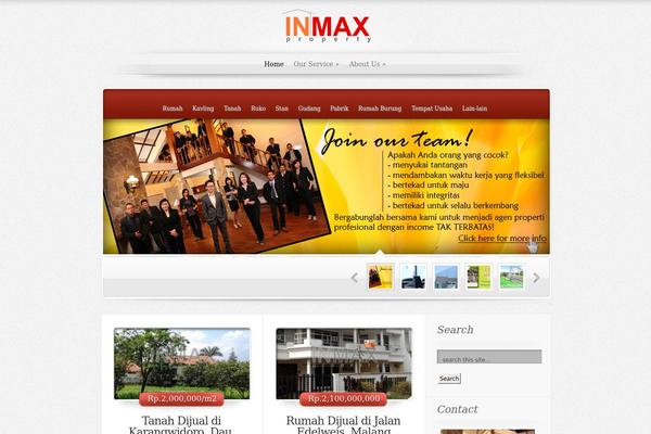 ElegantEstate theme site design template sample