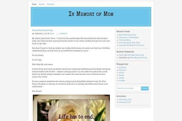 Lifestyle theme site design template sample