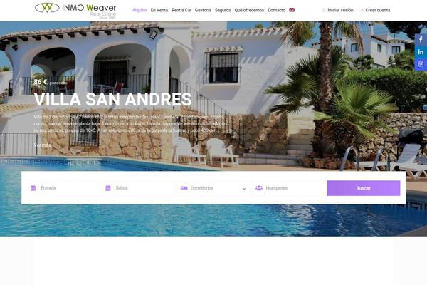 Wprentals theme site design template sample
