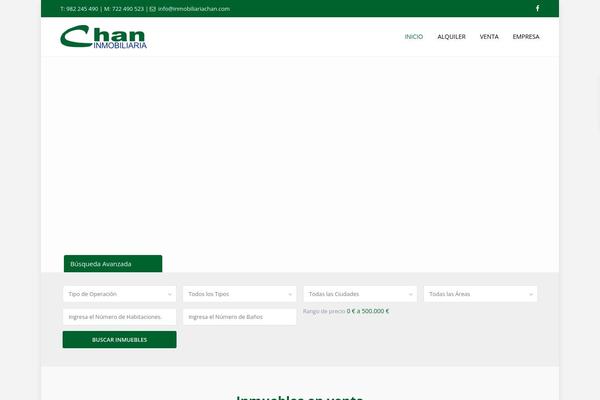 inmobiliariachan.com site used Wpresidence-child-po