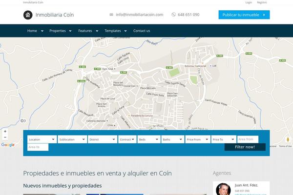 Realia theme site design template sample