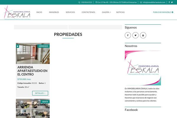Site using Myhome-idx-broker plugin