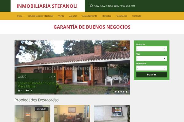 Realia theme site design template sample