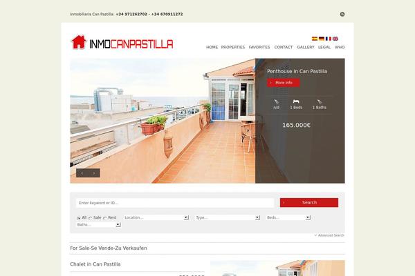 inmobiliaria theme websites examples