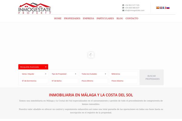 WP Residence theme site design template sample