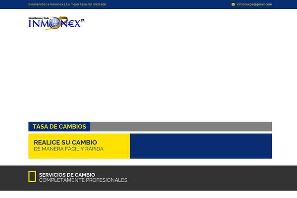 Monex theme site design template sample