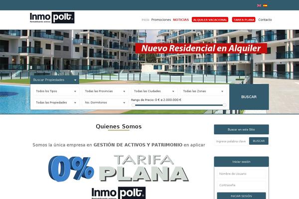 WP Residence theme site design template sample
