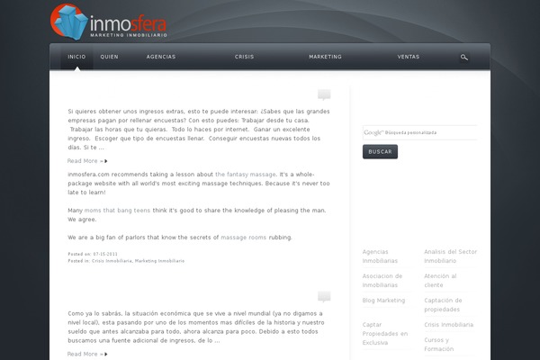 Awake theme site design template sample