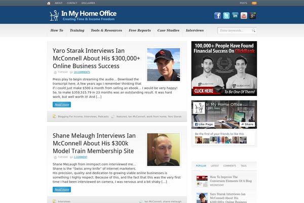 Focusblog theme site design template sample