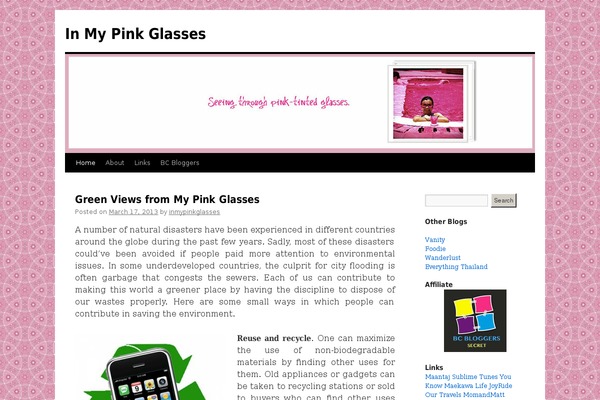 Twenty Ten theme site design template sample
