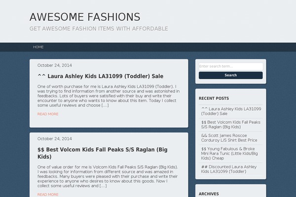 Modern Estate theme site design template sample