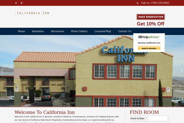 California theme site design template sample