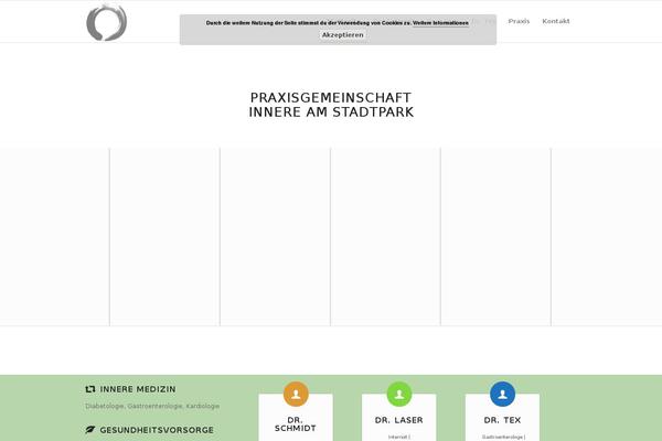 Enfold theme site design template sample