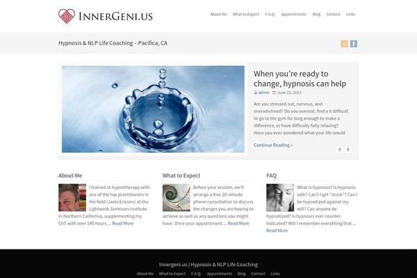 Wp Brilliance theme site design template sample