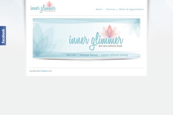 Beauty theme site design template sample