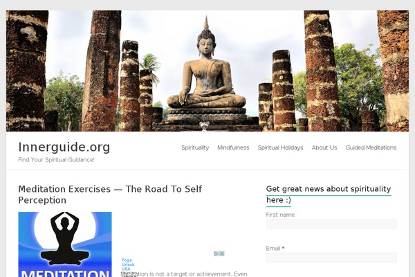 Spacious theme site design template sample