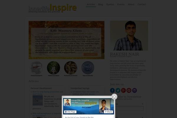 Site using Alpine PhotoTile for Pinterest plugin