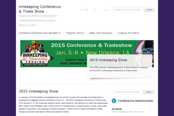 Evento theme site design template sample