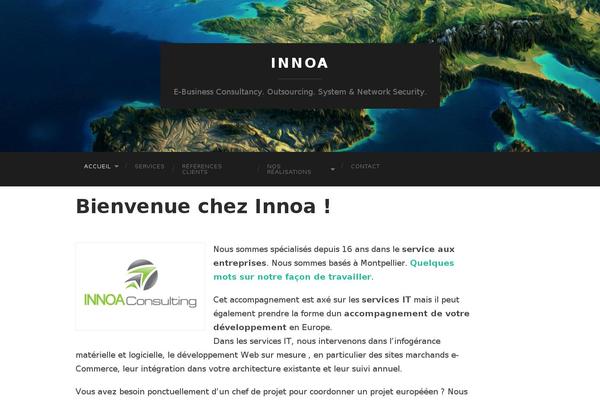 Hemingway theme site design template sample