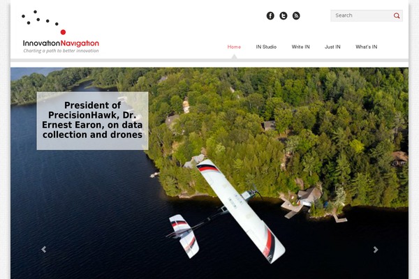 Innovation theme site design template sample