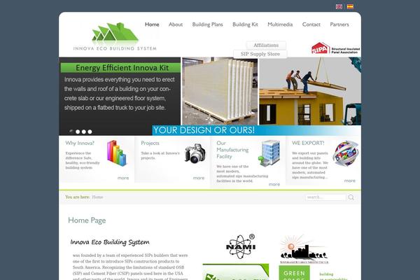 Creator theme site design template sample