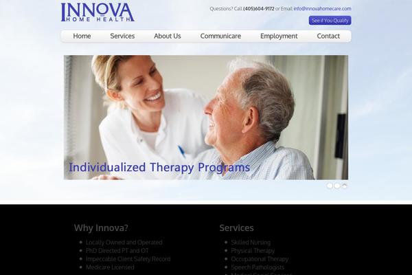 Innova theme site design template sample