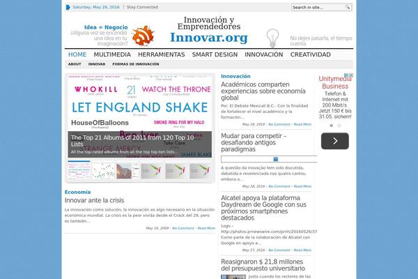 Advanced Newspaper theme site design template sample