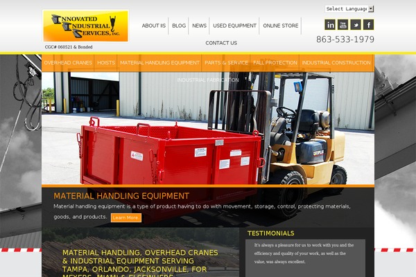 innovatedindustrial.com site used Squid